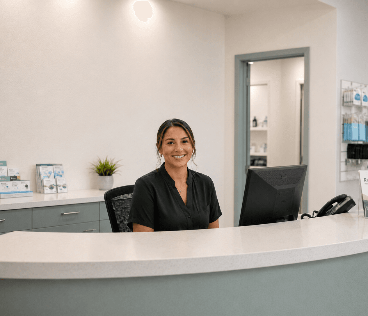 Customer support and medical supply contact banner